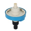 Boca de llenado de agua con acoplador rápido para manguera diámetro de tapa 7,9 cm entrada 55 mm plástico azul para caravana y autocaravana para llenar el tanque 2