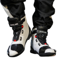 Bocanci de motocicletă unisex, protecție pentru călărie, cauciuc, PU, piele artificială, construcție rezistentă pentru utilizare zilnică 6