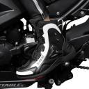 Bocanci motocyclişti unisex înalţi cu închidere prin mecanism rotativ, construcţie de protecţie din cauciuc şi PU pentru mersul pe motocicletă 6