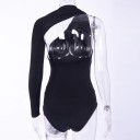 Body asymétrique pour femmes B689 3
