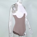 Body bicolore pour femmes 2