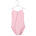 Body da danza per ragazze con spalline in cotone elastico poliestere spandex abbigliamento per balletto ginnastica e allenamento di danza 9