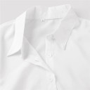 Body de camisa feminino com mangas longas 4