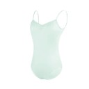 Body de dança feminino com alças finas e decote profundo nas costas em nylon e elastano para ballet e dança 13