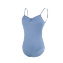Body de danse pour femmes avec fines bretelles et décolleté profond au dos en nylon élasthanne pour le ballet et la danse 2