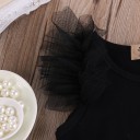 Body de lujo para niñas - Negro 3