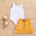 Body et jupe pour filles L1109 2