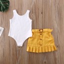Body et jupe pour filles L1109 3