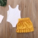 Body et jupe pour filles L1109 4