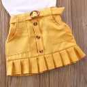 Body et jupe pour filles L1109 5