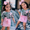 Body et jupe pour filles L1268 4