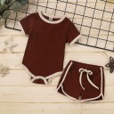 Body et shorts pour enfants L1607 7