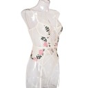 Body feminino com padrão floral 2