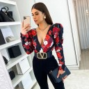 Body Femme avec motif floral B708 1