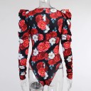 Body Femme avec motif floral B708 3