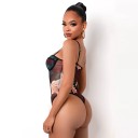 Body floreale da donna senza maniche 4