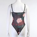 Body floreale da donna senza maniche 5