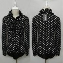 Body nero da donna con pois 2