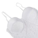 Body rendado feminino com alças finas 3