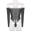 Body sexy trasparente da donna 4