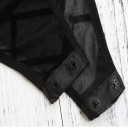 Body transparent sans manches pour femmes B784 5
