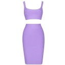 Bodycon klänning i två delar 3