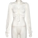 Boho crop top för kvinnor 1