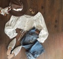 Boho crop top til kvinder 5