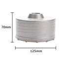 Bohrkrone 125×70 mm hohl aus Metall für das Bohren von großen Durchmessern in Baustellenmaterialien 2
