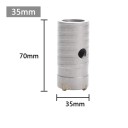 Bohrkrone 35×70 mm hohl aus Metall für präzises Bohren von Löchern in Baustellenmaterialien 2