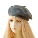 Boina para mujeres de imitación de cachemira Elegante gorro de moda invernal Accesorio estiloso para el clima frío Sombrero de otoño 4