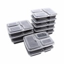 Boîte à déjeuner en plastique 10 pcs 1