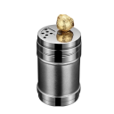 Boîte à épices en acier inoxydable avec couvercle doseur 15 x 6,5 cm récipient de cuisine multifonction bouteille argentée pour sel et sucre 3