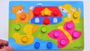 Boîte à formes animaux et cercles 6