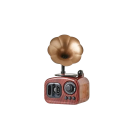 Boîte à musique 17 x 9,5 x 9 cm au design de gramophone rétro avec la mélodie pour Eliška - boîte à musique mécanique décoration intérieure cadeau 3