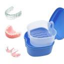 Boîte à prothèse dentaire 8,5 x 8 x 6,5 cm Boîte de rangement pour prothèses Avec couvercle Stockage hygiénique Boîte de voyage pratique 2