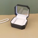 Boîte cadeau pour montres 11 × 9,5 × 6 cm Boîte en acrylique pour montres avec couvercle emballage cadeau pour montres ou bijoux 7