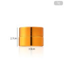 Boîte cosmétique 5 g dorée petite boîte pour crème baume et pommade contenant cosmétique compact pour sac à main ou trousse de voyage 2