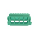 Boîte d'autoclave endodontique à 16 trous support en plastique environ 5 x 7,5 cm étui de stérilisation organisateur pour la dentisterie 5