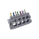 Boîte d'autoclave endodontique à 16 trous support en plastique environ 5 x 7,5 cm étui de stérilisation organisateur pour la dentisterie 2