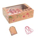 Boîte de Noël pour biscuits 9 pcs 5