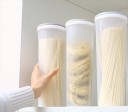 Boîte de rangement en plastique hermétique pour aliments Boîte de réfrigérateur Conteneur avec couvercle pour conserver la fraîcheur des aliments 27 x 10 x 8 cm 1