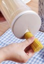 Boîte de rangement en plastique hermétique pour aliments Boîte de réfrigérateur Conteneur avec couvercle pour conserver la fraîcheur des aliments 27 x 10 x 8 cm 2