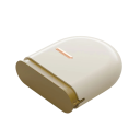 Boîte de rangement portable pour prothèses dentaires Boîte à prothèses Étui pour prothèses dentaires stockage hygiénique Boîte orthodontique avec ouvertures respirantes 88 x 96 mm 1