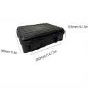 Boîte de rangement pour outils avec rembourrage en mousse 360 × 300 × 106 mm valise de protection noire pour un rangement clair des outils et de l'équipement 3