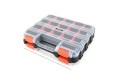 Boîte de rangement pour vis Organiseur en plastique avec compartiments Mallette pour matériel de fixation Boîte à outils portable Boîte de rangement résistante 32,3 x 26,9 x 7,9 cm 1