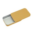 Boîte en métal pour bijoux et petits objets 60 × 34 × 11 mm boîte métallique avec couvercle coulissant emballage pour médicaments bonbons 3