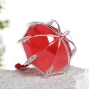 Boîte en plastique pour bonbons en forme de parapluie 12 pièces 6