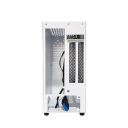 Boîtier d'ordinateur Mini ITX compact 22,3x18,4x10,4 cm construction en aluminium design perforé pour petites configurations PC 5