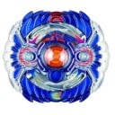 Bojende tol met metalen elementen voor gevechten van draaiende tollen Diameter ca. 4 cm Gedetailleerd gevormde rand en gekleurd symbool 32
